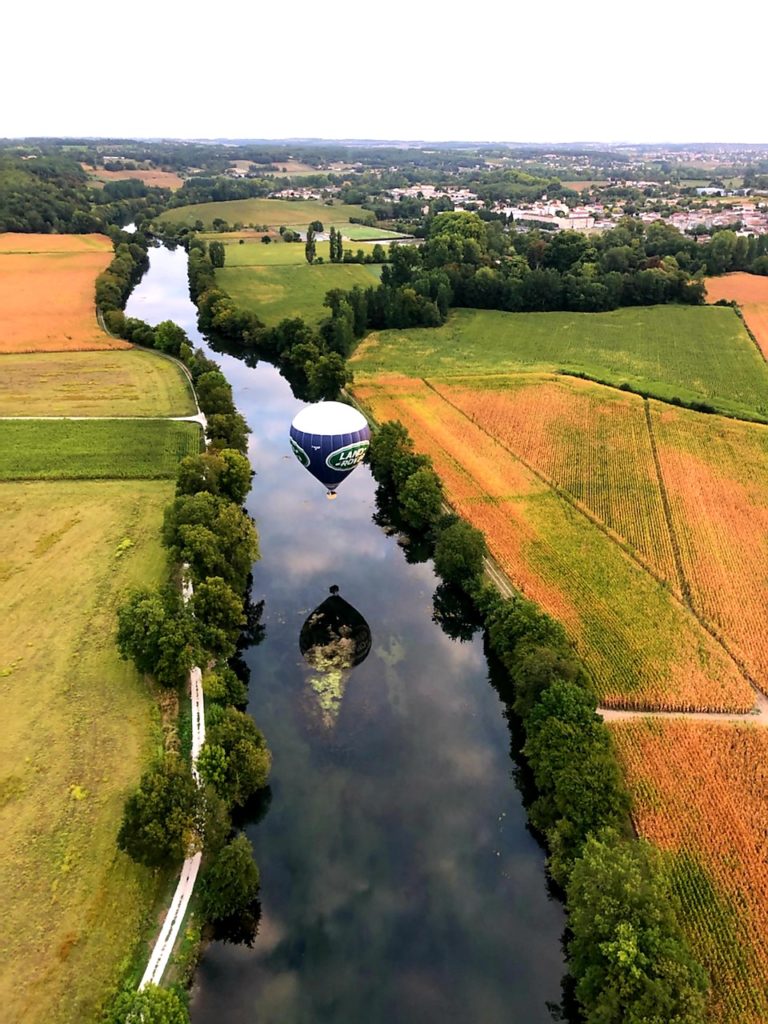 Baptême en montgolfière